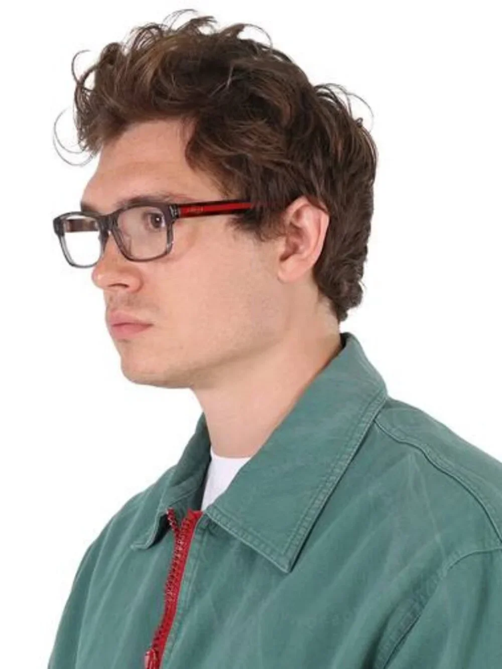 Gucci GG0006OAN 002 Rectangle Eyeglasses 55mm - Black